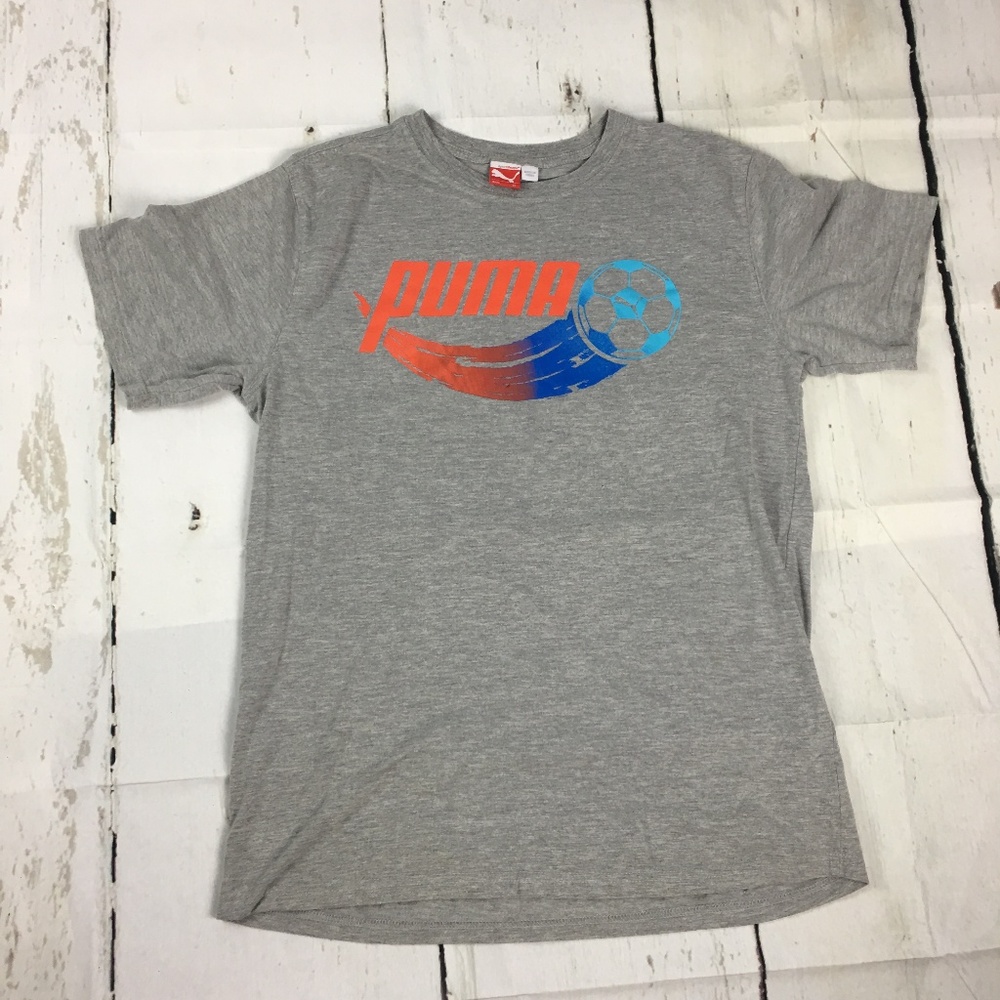 BOYS Gray Puma T-shirt Size XL